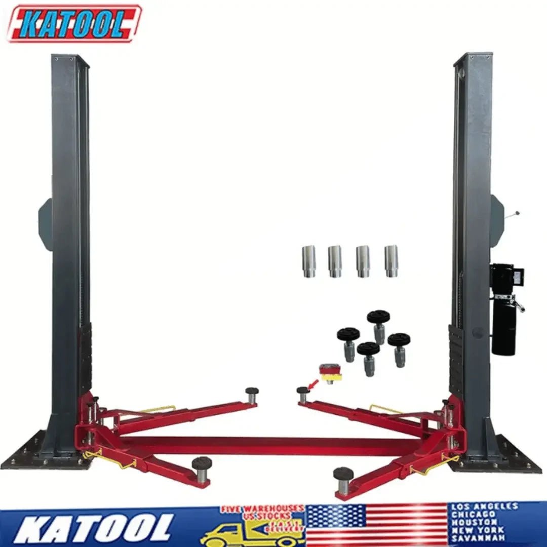 Katool KT-H120D 12,000 lbs 2 Post Lift Single Lock Release Vehicle Lift - Image 2
