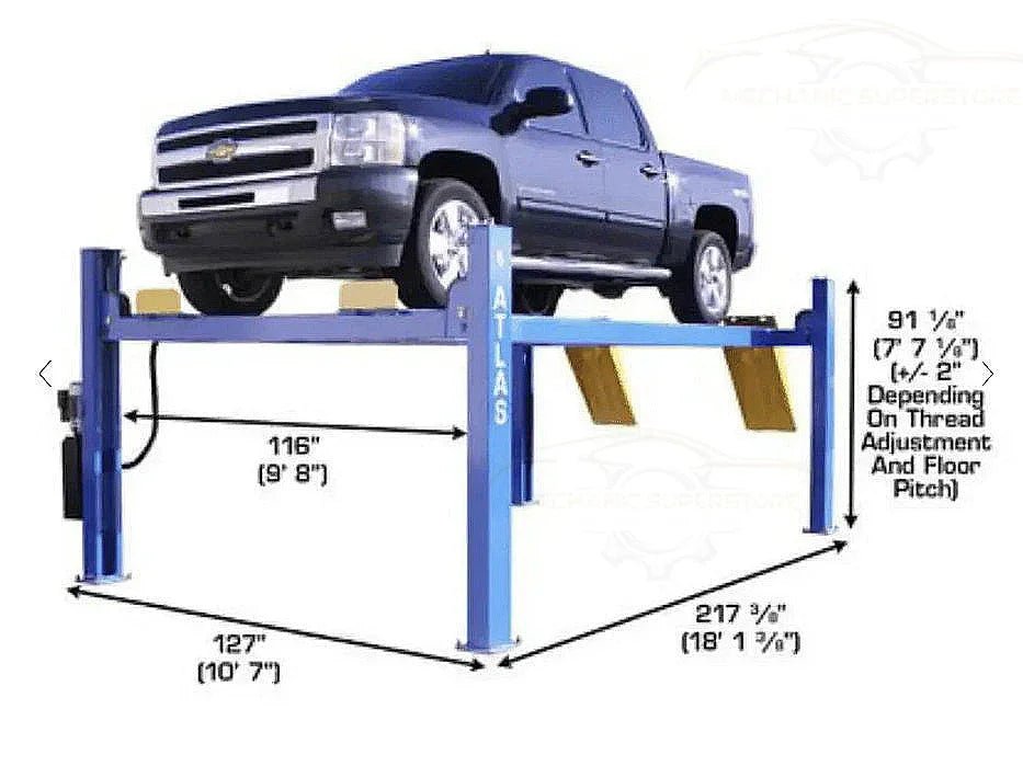 Atlas ATTD-414 14000 lb Commercial 4-Post Lift - Image 2